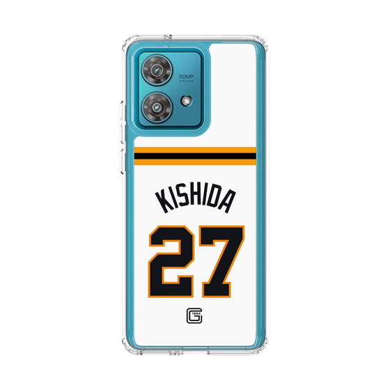 スリムプロテクションケース［ 読売ジャイアンツ - #27 KISHIDA - ホーム ］