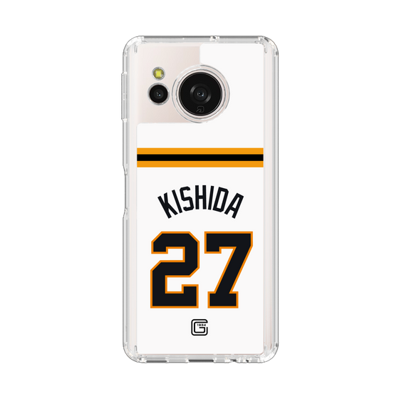 スリムプロテクションケース［ 読売ジャイアンツ - #27 KISHIDA - ホーム ］