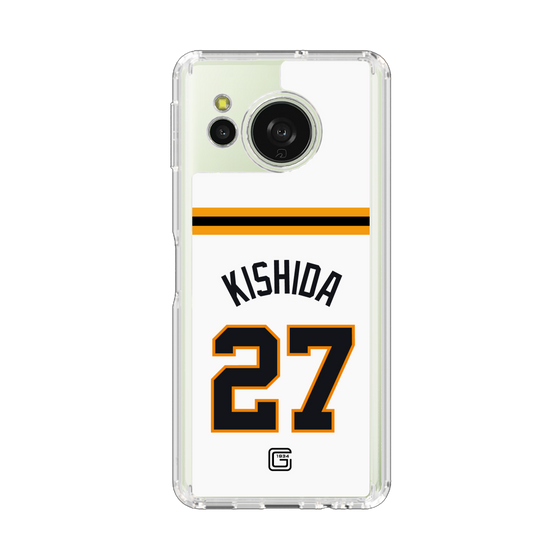 スリムプロテクションケース［ 読売ジャイアンツ - #27 KISHIDA - ホーム ］