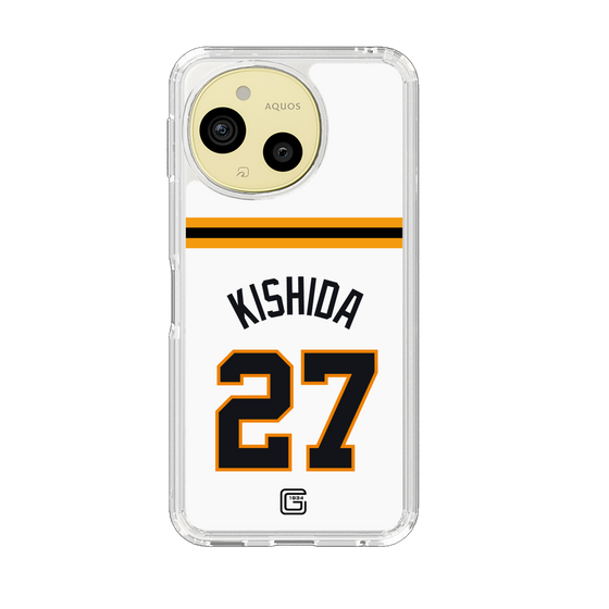 スリムプロテクションケース［ 読売ジャイアンツ - #27 KISHIDA - ホーム ］