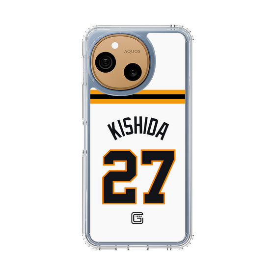 スリムプロテクションケース［ 読売ジャイアンツ - #27 KISHIDA - ホーム ］