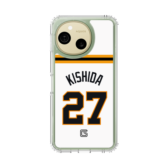 スリムプロテクションケース［ 読売ジャイアンツ - #27 KISHIDA - ホーム ］