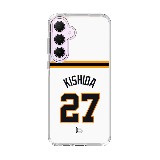 スリムプロテクションケース［ 読売ジャイアンツ - #27 KISHIDA - ホーム ］