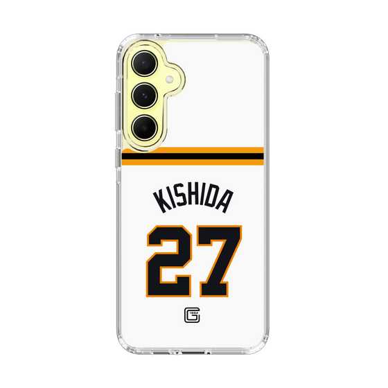 スリムプロテクションケース［ 読売ジャイアンツ - #27 KISHIDA - ホーム ］