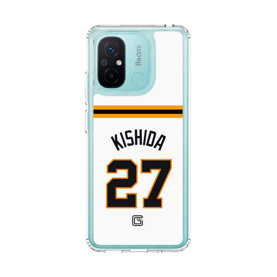 スリムプロテクションケース［ 読売ジャイアンツ - #27 KISHIDA - ホーム ］