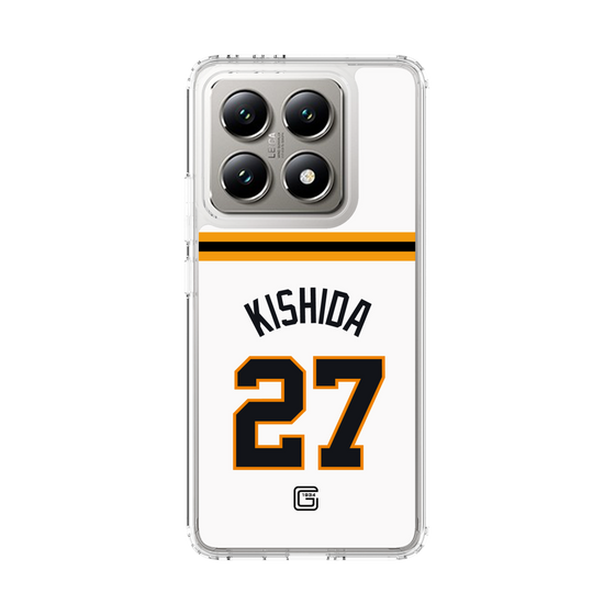 スリムプロテクションケース［ 読売ジャイアンツ - #27 KISHIDA - ホーム ］