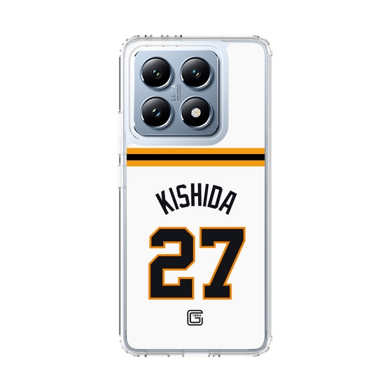 スリムプロテクションケース［ 読売ジャイアンツ - #27 KISHIDA - ホーム ］