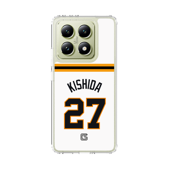スリムプロテクションケース［ 読売ジャイアンツ - #27 KISHIDA - ホーム ］