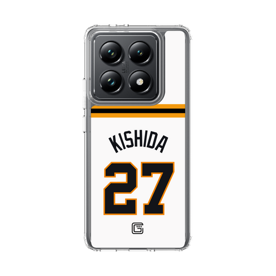 スリムプロテクションケース［ 読売ジャイアンツ - #27 KISHIDA - ホーム ］