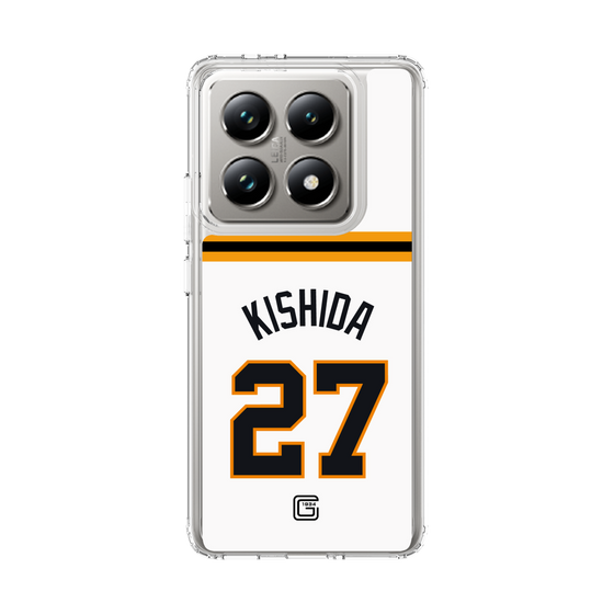 スリムプロテクションケース［ 読売ジャイアンツ - #27 KISHIDA - ホーム ］