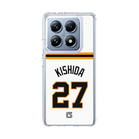 スリムプロテクションケース［ 読売ジャイアンツ - #27 KISHIDA - ホーム ］