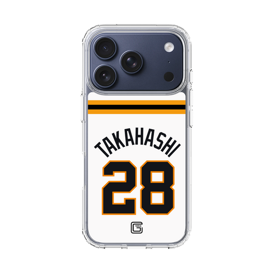 スリムプロテクションケース［ 読売ジャイアンツ - #28 TAKAHASHI - ホーム ］