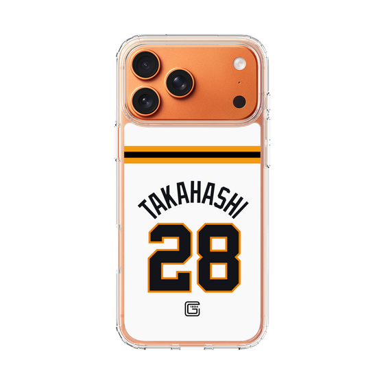 スリムプロテクションケース［ 読売ジャイアンツ - #28 TAKAHASHI - ホーム ］
