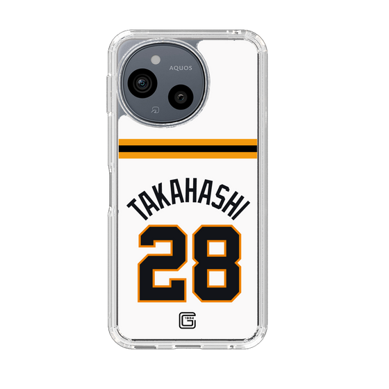 スリムプロテクションケース［ 読売ジャイアンツ - #28 TAKAHASHI - ホーム ］