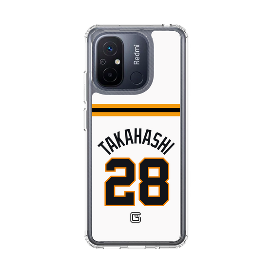 スリムプロテクションケース［ 読売ジャイアンツ - #28 TAKAHASHI - ホーム ］