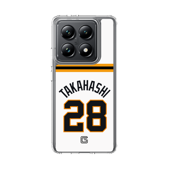 スリムプロテクションケース［ 読売ジャイアンツ - #28 TAKAHASHI - ホーム ］