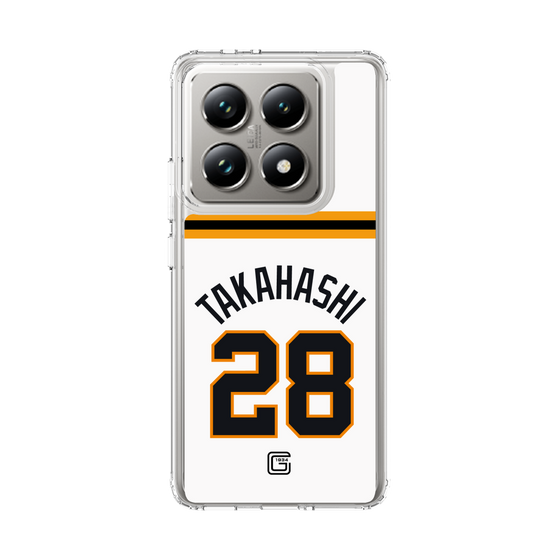 スリムプロテクションケース［ 読売ジャイアンツ - #28 TAKAHASHI - ホーム ］