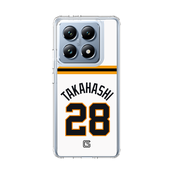 スリムプロテクションケース［ 読売ジャイアンツ - #28 TAKAHASHI - ホーム ］