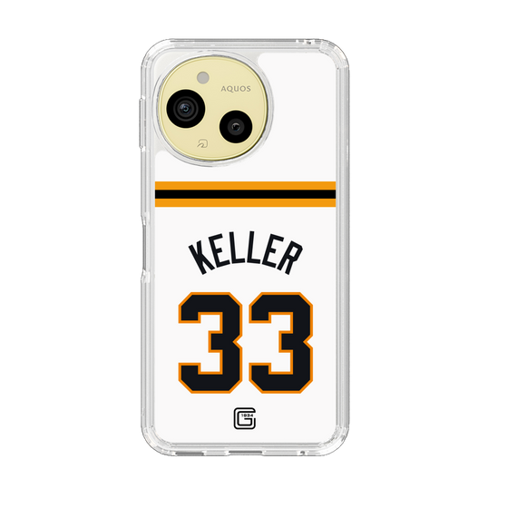 スリムプロテクションケース［ 読売ジャイアンツ - #33 KELLER - ホーム ］