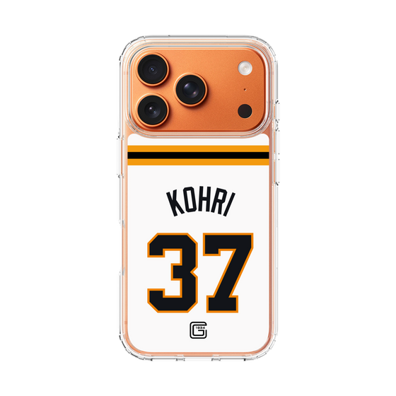 スリムプロテクションケース［ 読売ジャイアンツ - #37 KOHRI - ホーム ］