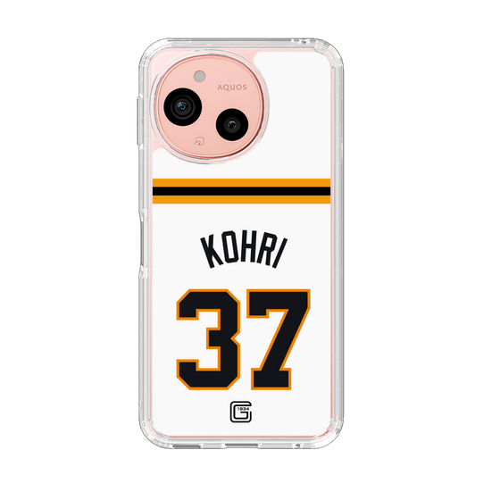 スリムプロテクションケース［ 読売ジャイアンツ - #37 KOHRI - ホーム ］