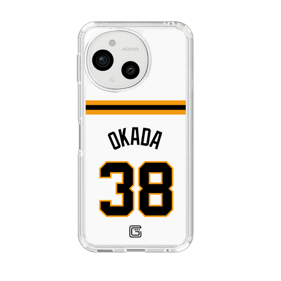 スリムプロテクションケース［ 読売ジャイアンツ - #38 OKADA - ホーム ］