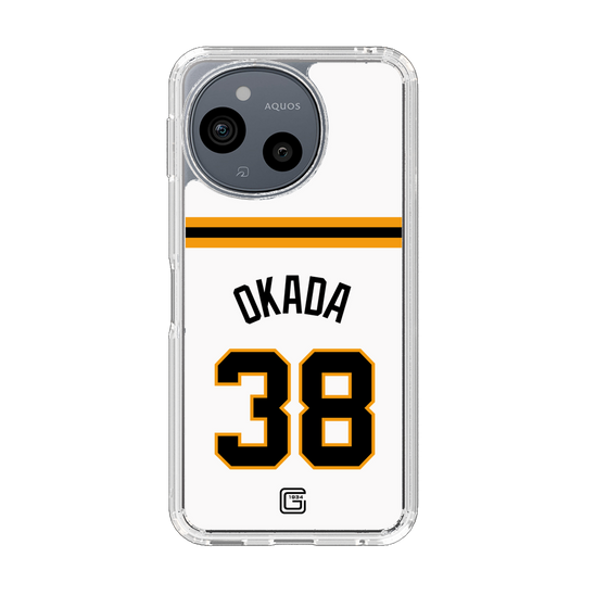 スリムプロテクションケース［ 読売ジャイアンツ - #38 OKADA - ホーム ］