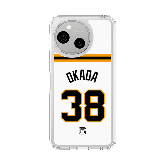 スリムプロテクションケース［ 読売ジャイアンツ - #38 OKADA - ホーム ］