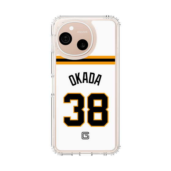スリムプロテクションケース［ 読売ジャイアンツ - #38 OKADA - ホーム ］