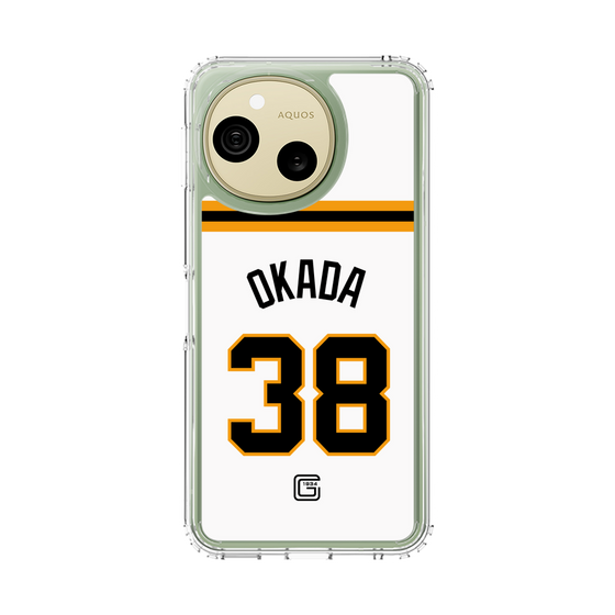 スリムプロテクションケース［ 読売ジャイアンツ - #38 OKADA - ホーム ］