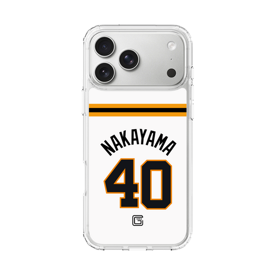 スリムプロテクションケース［ 読売ジャイアンツ - #40 NAKAYAMA - ホーム ］