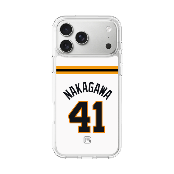 スリムプロテクションケース［ 読売ジャイアンツ - #41 NAKAGAWA - ホーム ］