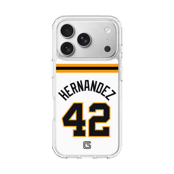 スリムプロテクションケース［ 読売ジャイアンツ - #42 HERNANDEZ - ホーム ］