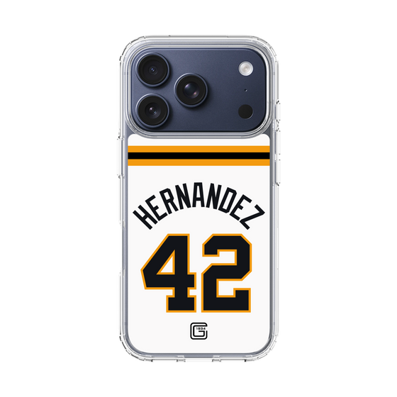 スリムプロテクションケース［ 読売ジャイアンツ - #42 HERNANDEZ - ホーム ］