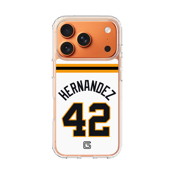 スリムプロテクションケース［ 読売ジャイアンツ - #42 HERNANDEZ - ホーム ］