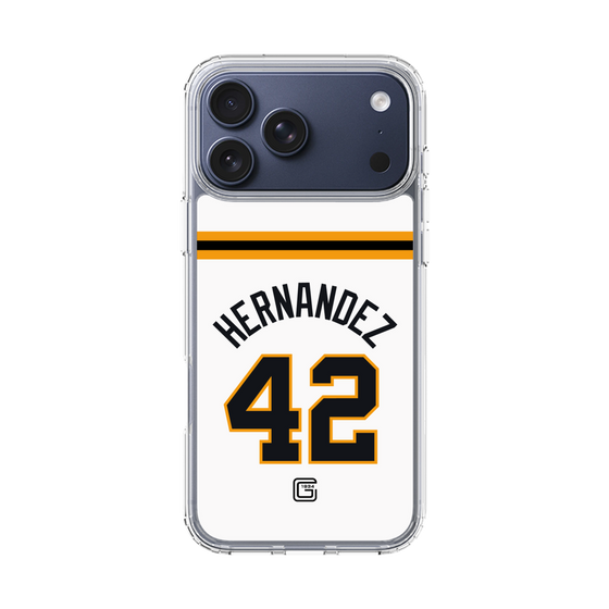 スリムプロテクションケース［ 読売ジャイアンツ - #42 HERNANDEZ - ホーム ］