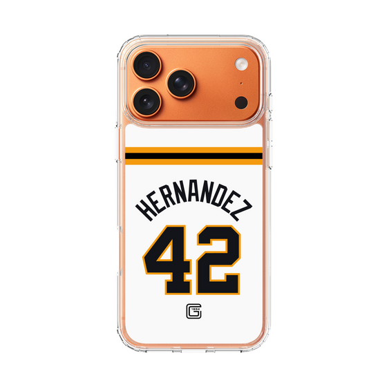 スリムプロテクションケース［ 読売ジャイアンツ - #42 HERNANDEZ - ホーム ］
