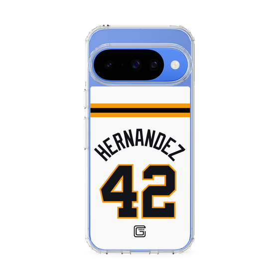 スリムプロテクションケース［ 読売ジャイアンツ - #42 HERNANDEZ - ホーム ］