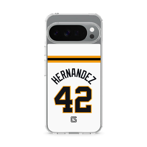 スリムプロテクションケース［ 読売ジャイアンツ - #42 HERNANDEZ - ホーム ］
