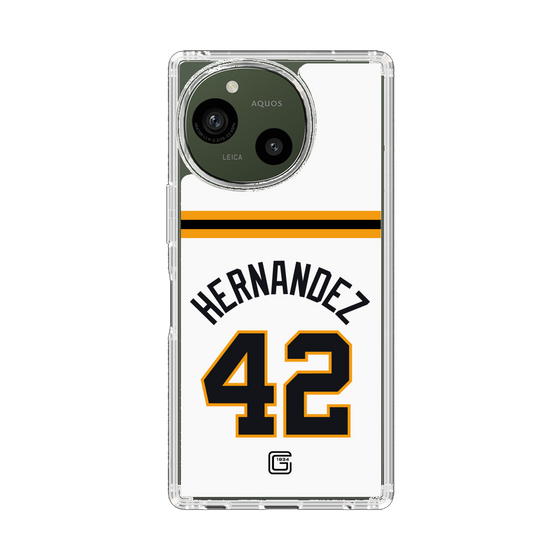 スリムプロテクションケース［ 読売ジャイアンツ - #42 HERNANDEZ - ホーム ］