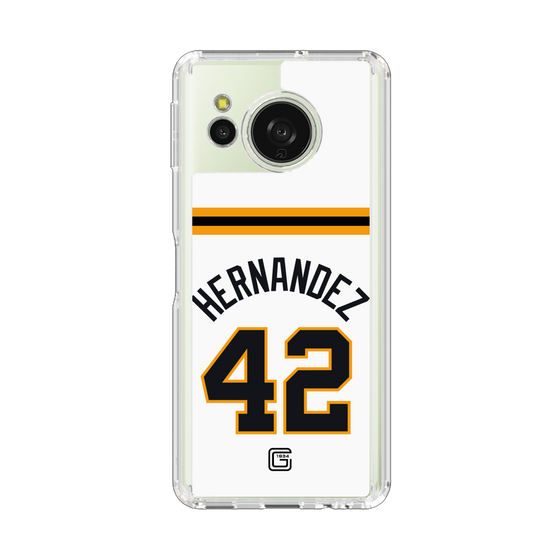 スリムプロテクションケース［ 読売ジャイアンツ - #42 HERNANDEZ - ホーム ］