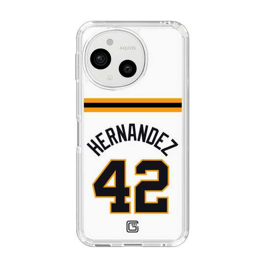 スリムプロテクションケース［ 読売ジャイアンツ - #42 HERNANDEZ - ホーム ］