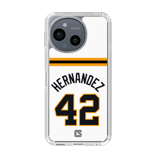 スリムプロテクションケース［ 読売ジャイアンツ - #42 HERNANDEZ - ホーム ］