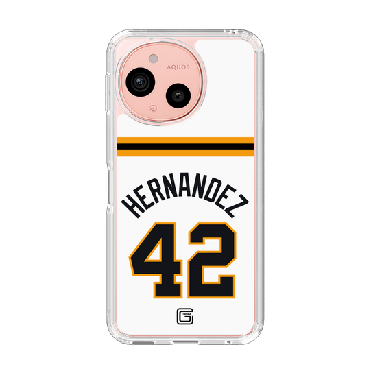 スリムプロテクションケース［ 読売ジャイアンツ - #42 HERNANDEZ - ホーム ］