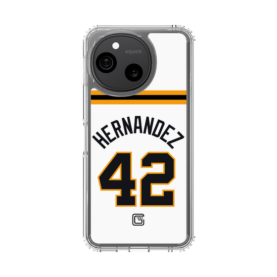 スリムプロテクションケース［ 読売ジャイアンツ - #42 HERNANDEZ - ホーム ］