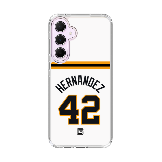 スリムプロテクションケース［ 読売ジャイアンツ - #42 HERNANDEZ - ホーム ］