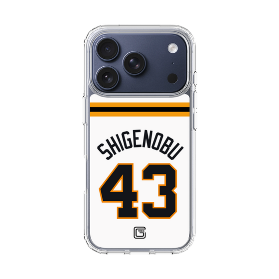 スリムプロテクションケース［ 読売ジャイアンツ - #43 SHIGENOBU - ホーム ］