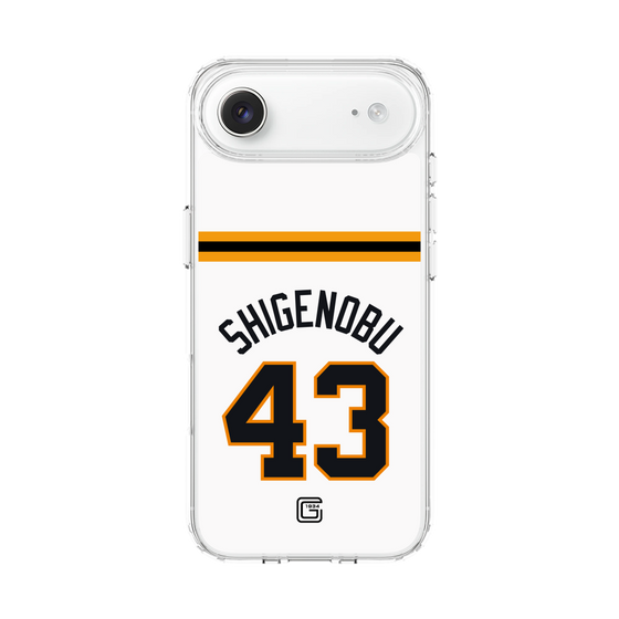 スリムプロテクションケース［ 読売ジャイアンツ - #43 SHIGENOBU - ホーム ］