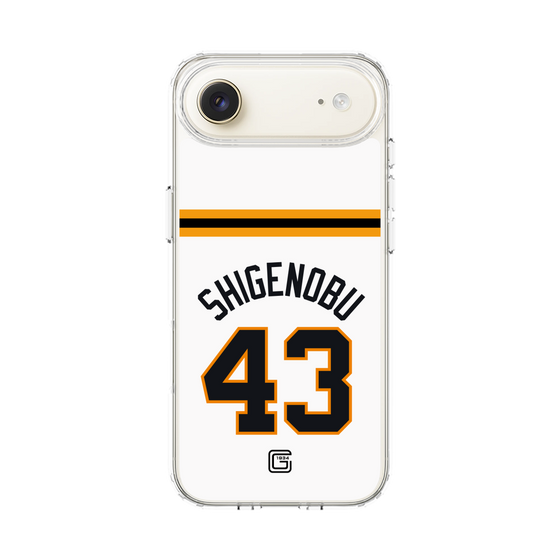 スリムプロテクションケース［ 読売ジャイアンツ - #43 SHIGENOBU - ホーム ］