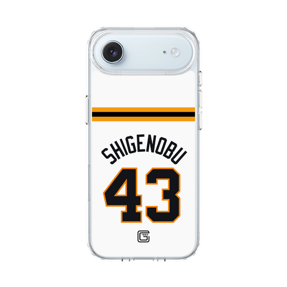 スリムプロテクションケース［ 読売ジャイアンツ - #43 SHIGENOBU - ホーム ］